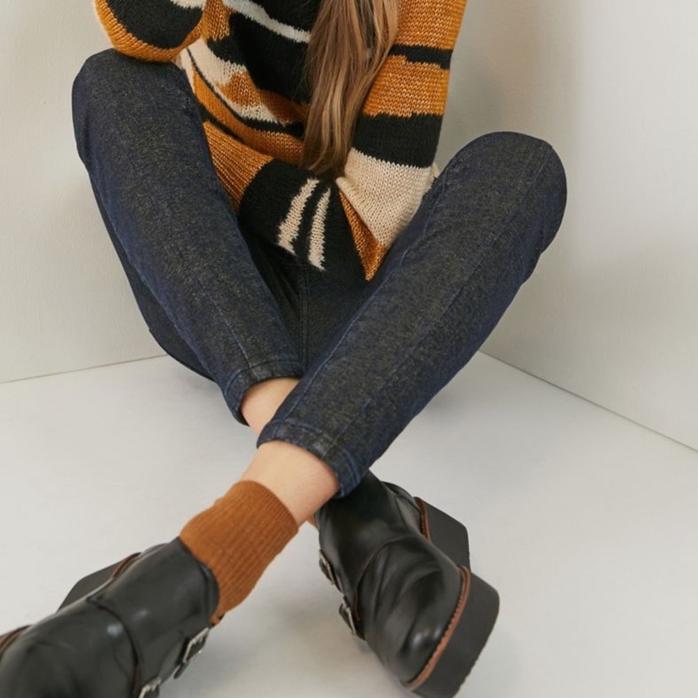 Anthropologie Pilcro high rise stretch jeans.